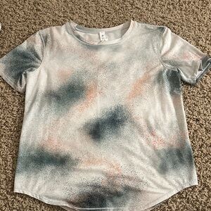 lululemon athletica multicolor Short Sleeve Workout Tee